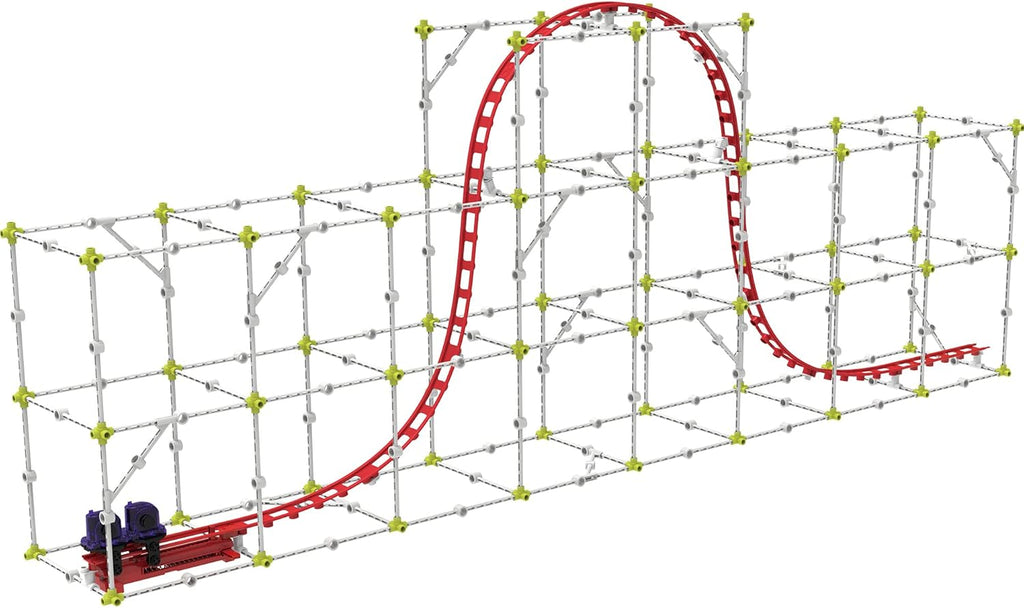 Roller Coaster Engineering STEM Kit | Design, Build, Experiment W/ Working Roller Coaster Models | Explore Physics, Forces, Motion, Energy, Velocity & More | Solve Building Challenges