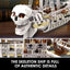1592PCS Skeleton Ghost Ship Building Blocks Storm Pirate Ship Model Bricks Desktop Decoration Ornaments Educational Toys Gifts