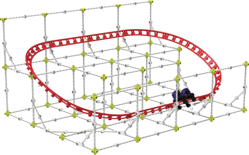Roller Coaster Engineering STEM Kit | Design, Build, Experiment W/ Working Roller Coaster Models | Explore Physics, Forces, Motion, Energy, Velocity & More | Solve Building Challenges