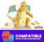 Pokemon Building Toy Kit Dragonite (388 Pieces) with Motion for Kids