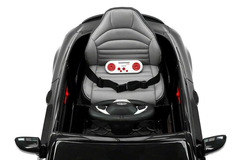 12V Mercedes C63S AMG Ride-On R/C Remote Leather Seats MP3 LED Wheels