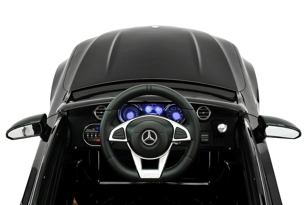 12V Mercedes C63S AMG Ride-On R/C Remote Leather Seats MP3 LED Wheels