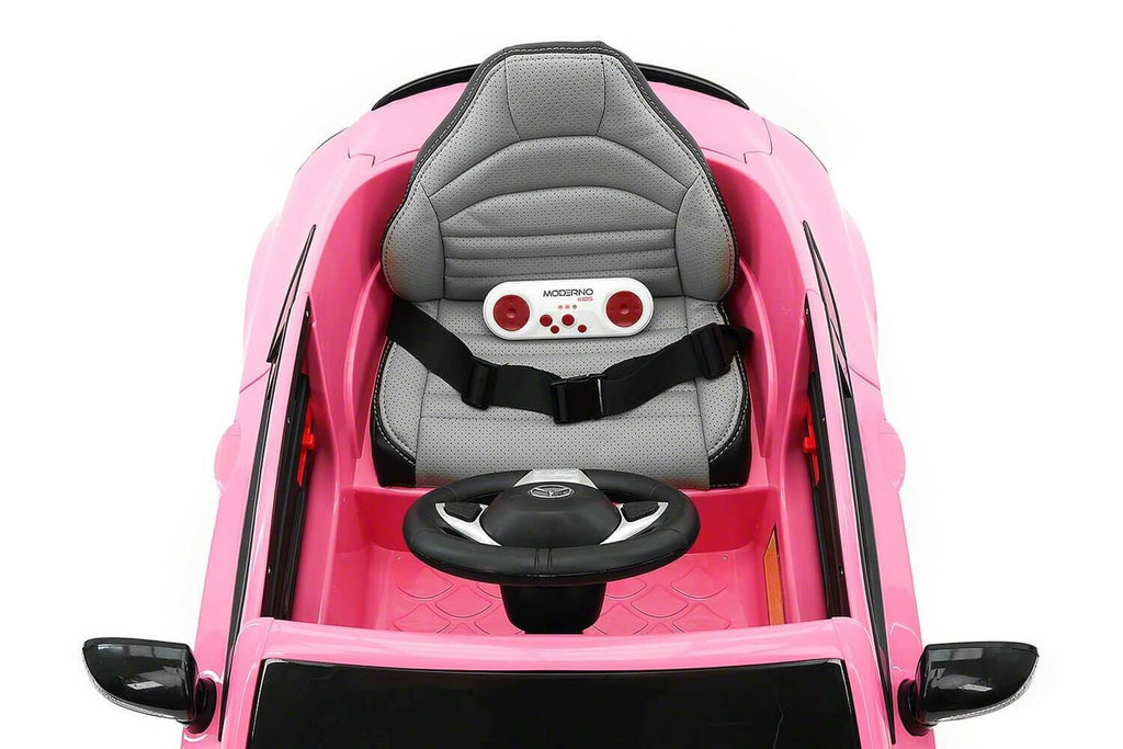 12V Mercedes C63S AMG Ride-On R/C Remote Leather Seats MP3 LED Wheels