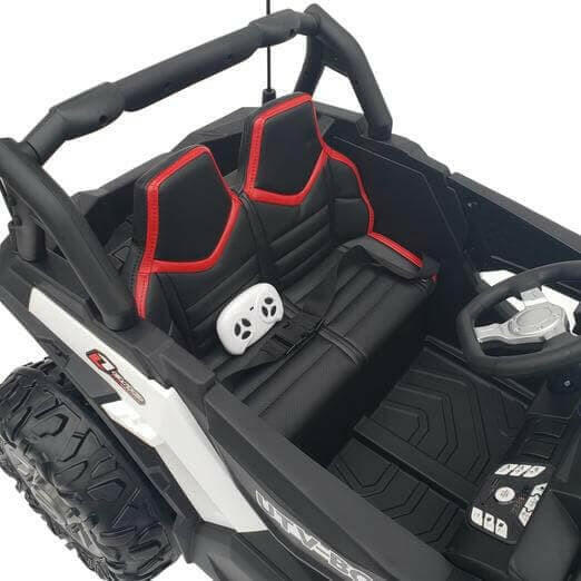 24V Buggy Blaster UTV Ride On Parental Remote Leather Seats MP4 LED Lights