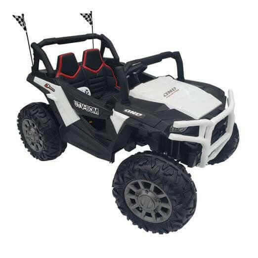 24V Buggy Blaster UTV Ride On Parental Remote Leather Seats MP4 LED Lights