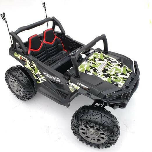 24V Buggy Blaster UTV Ride On Parental Remote Leather Seats MP4 LED Lights