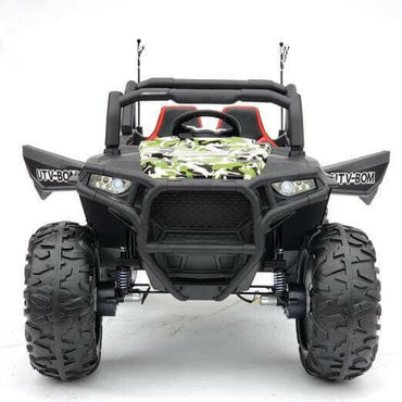 24V Buggy Blaster UTV Ride On Parental Remote Leather Seats MP4 LED Lights