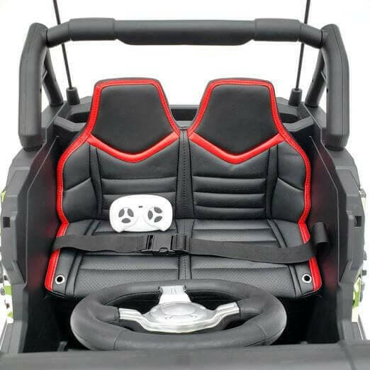 24V Buggy Blaster UTV Ride On Parental Remote Leather Seats MP4 LED Lights