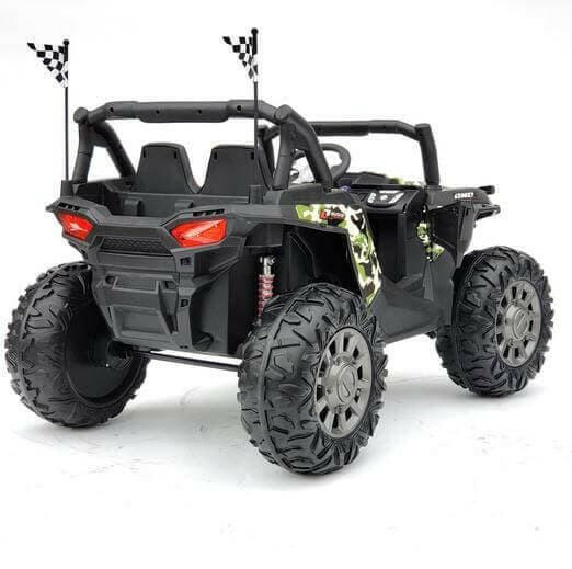 24V Buggy Blaster UTV Ride On Parental Remote Leather Seats MP4 LED Lights