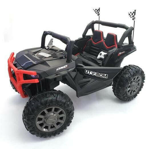 24V Buggy Blaster UTV Ride On Parental Remote Leather Seats MP4 LED Lights