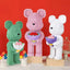 48Cm Flower Violent Bear Huge Building Block Children'S Toys with Small Particles Bricks 3D Model Children'S Adult Gift