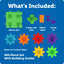 Gears! Gears! Gears! 100 Piece Deluxe Building Set STEM, Ages 3+