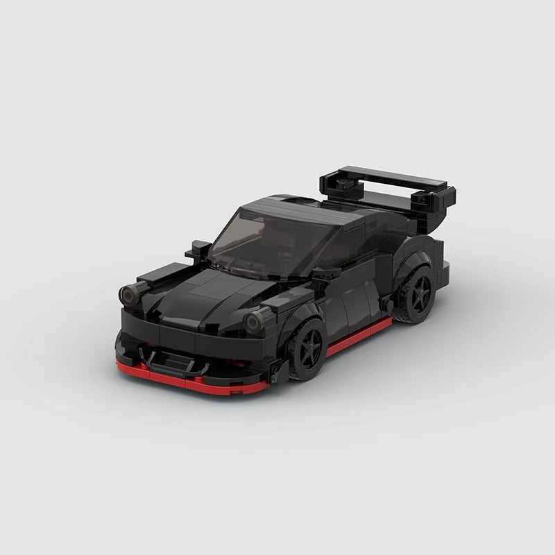 MOC Rally Racing Car Model, City Vehicle Building Set, Creative Garage Toys, Toy Assembly Vehicle Loved by Boys