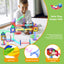 Picassotiles Marble Run Magnetic Tiles for Kids – 200PCS STEM Educational Construction Building Blocks Race Track Toy Set