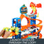 City Ultimate Garage Playset with 2 Die-Cast Cars, Storage for 50+ Cars Child Age 4-8