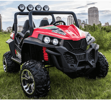 24V All Terrain Max Ride On Buggy 2-Seater Parental Remote MP3 LED Lights