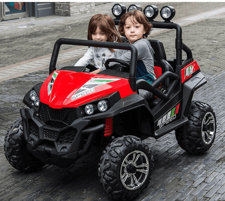 24V All Terrain Max Ride On Buggy 2-Seater Parental Remote MP3 LED Lights