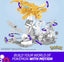 Pokemon Building Toy Kit Dragonite (388 Pieces) with Motion for Kids