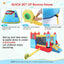 146''X 132'' X 82'' Inflatable Bounce Houses for Kids 3-10 with Blower Double Slide Climbing Wall and Ball Pit/Large Pool Outdoor/Indoor Bouncy House, PVC, Child, Teen, Toddler