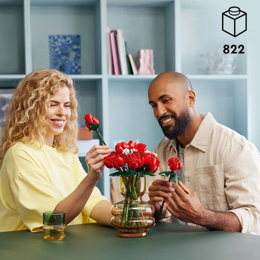 LEGO Icons Bouquet of Roses, Flower Build and Display Set - Mother'S Day Gift - 10328