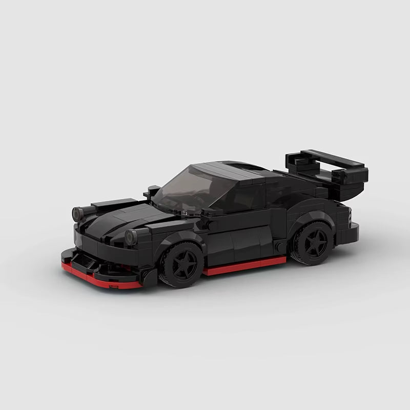 MOC Rally Racing Car Model, City Vehicle Building Set, Creative Garage Toys, Toy Assembly Vehicle Loved by Boys