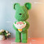 48Cm Flower Violent Bear Huge Building Block Children'S Toys with Small Particles Bricks 3D Model Children'S Adult Gift