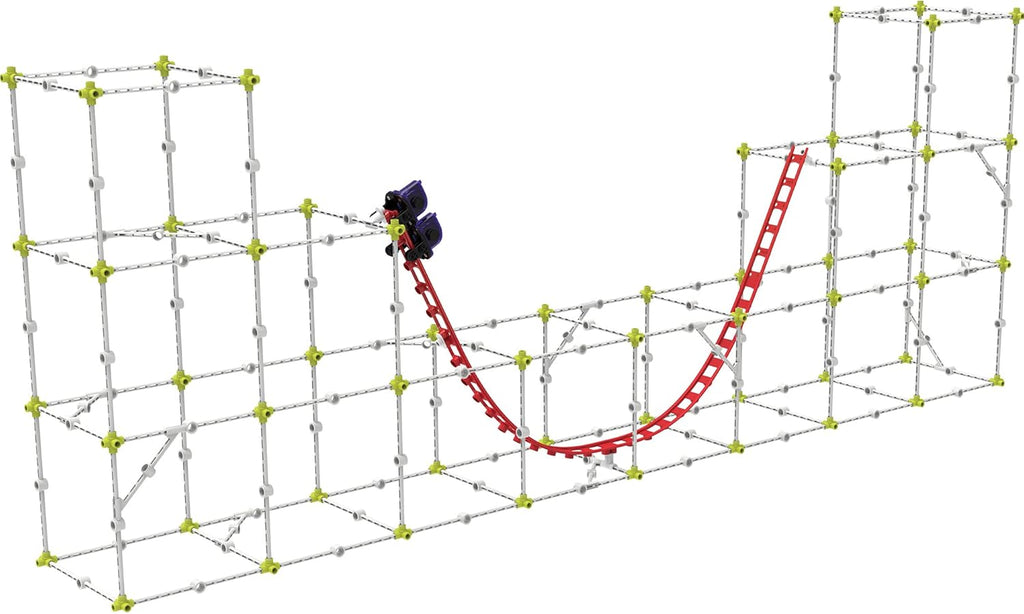 Roller Coaster Engineering STEM Kit | Design, Build, Experiment W/ Working Roller Coaster Models | Explore Physics, Forces, Motion, Energy, Velocity & More | Solve Building Challenges