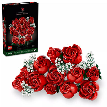 LEGO Icons Bouquet of Roses, Flower Build and Display Set - Mother'S Day Gift - 10328