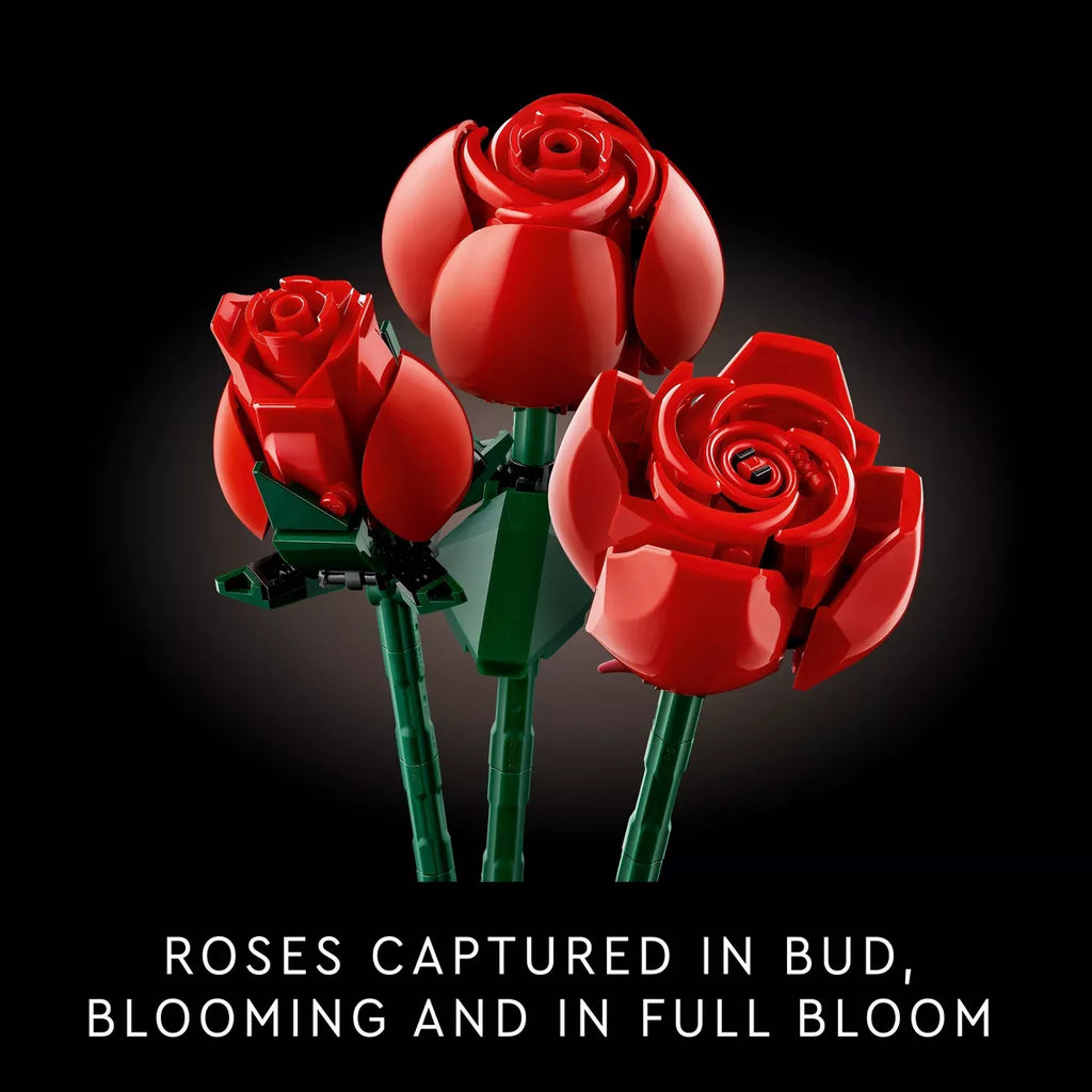 LEGO Icons Bouquet of Roses, Flower Build and Display Set - Mother'S Day Gift - 10328