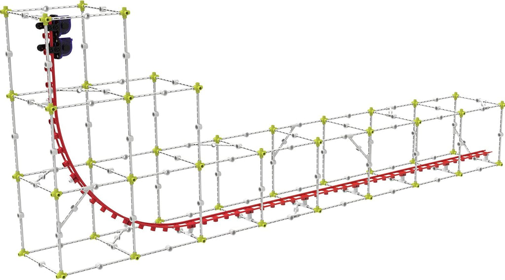 Roller Coaster Engineering STEM Kit | Design, Build, Experiment W/ Working Roller Coaster Models | Explore Physics, Forces, Motion, Energy, Velocity & More | Solve Building Challenges