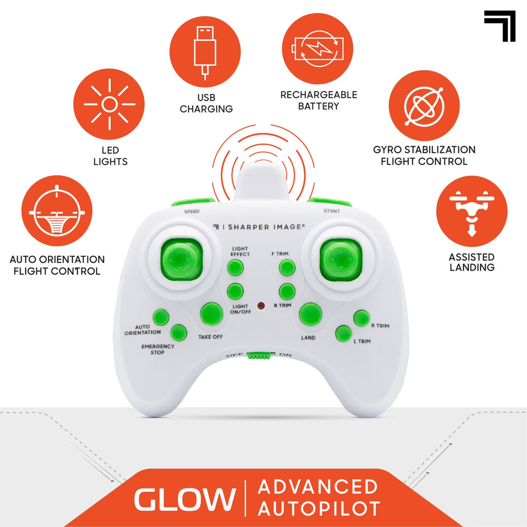 RC Stunt Drone for Kids, 2.4Ghz Remote Control, LED Lights, Assisted Landing, Mini Quadcopter, Rechargeable