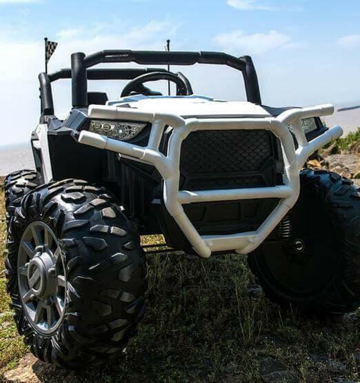 24V Buggy Blaster UTV Ride On Parental Remote Leather Seats MP4 LED Lights