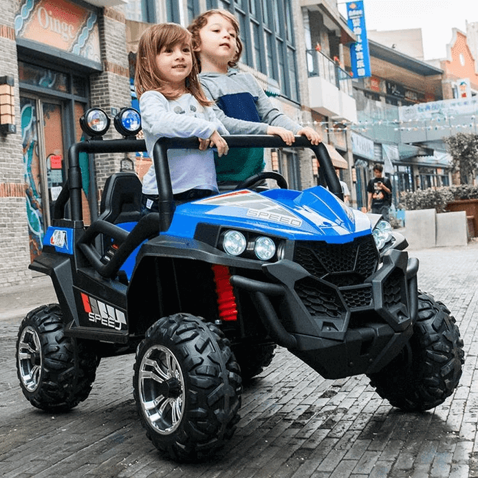 24V All Terrain Max Ride On Buggy 2-Seater Parental Remote MP3 LED Lights
