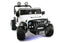 24V Jeep Ride On Parental Remote Leather Seats Bluetooth MP3 LED