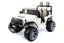 24V Jeep Ride On Parental Remote Leather Seats Bluetooth MP3 LED