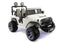 12V Jeep Ride On Truck Leather Seats Bluetooth MP3 LED Wheels