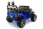 24V Jeep Ride On Parental Remote Leather Seats Bluetooth MP3 LED