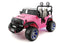 12V Jeep Ride On Truck Leather Seats Bluetooth MP3 LED Wheels