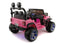 24V Jeep Ride On Parental Remote Leather Seats Bluetooth MP3 LED