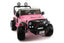 12V Jeep Ride On Truck Leather Seats Bluetooth MP3 LED Wheels