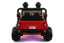12V Jeep Ride On Truck Leather Seats Bluetooth MP3 LED Wheels