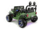 24V Jeep Ride On Parental Remote Leather Seats Bluetooth MP3 LED