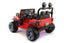 24V Jeep Ride On Parental Remote Leather Seats Bluetooth MP3 LED