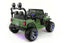 12V Jeep Ride On Truck Leather Seats Bluetooth MP3 LED Wheels