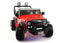 12V Jeep Ride On Truck Leather Seats Bluetooth MP3 LED Wheels