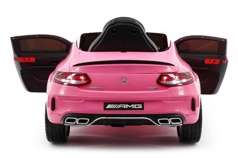 12V Mercedes C63S AMG Ride-On R/C Remote Leather Seats MP3 LED Wheels