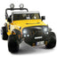 12V Jeep Ride On Truck Leather Seats Bluetooth MP3 LED Wheels