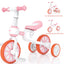 3-In-1 Toddler Tricycle for 1-5 Years Old Boys Girls Toddler Bike Kids Trikes for Balance Training Baby Bike Infant Trike