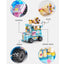 DIY Architecture Ice Cream Car Store Street View Food Building Blocks Kit Girls Bricks Classic Movie Model Toys