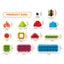 Picassotiles 240PCS Hedgehog Interlocking 3D Building Blocks, STEAM Educational Construction Playset, Creative Sensory Toy Gift for Kids Ages 3+